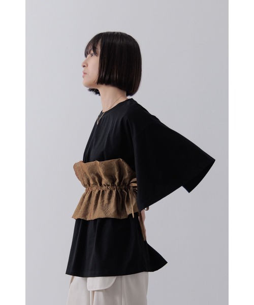 tシャツ オーガンジーシアビスチェ レディース Limue（リミュ）の「オーガンジーシアビスチェ（Tシャツ