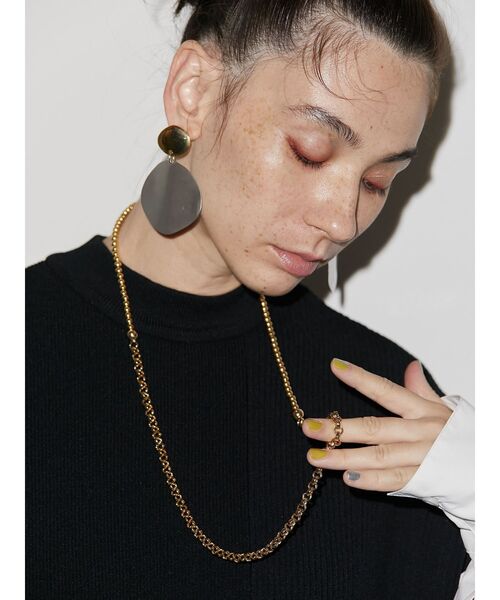 UN3D. ピアス W CIRCLE PIERCE / ダブルサークルピアス