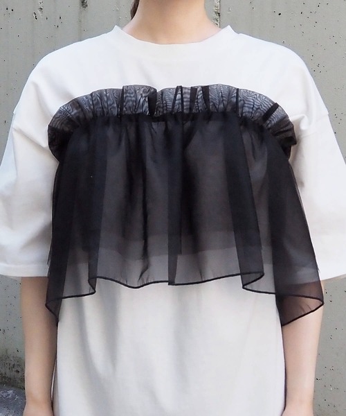 tiptop（ティップトップ） tシャツ Tシャツ BIGTシャツ×フリルベルト