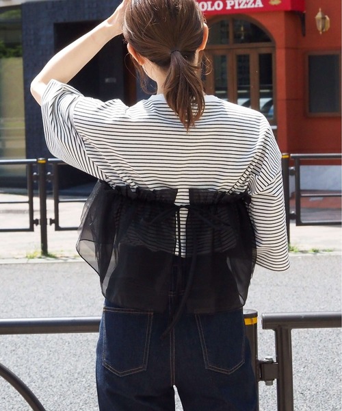 tiptop（ティップトップ） tシャツ Tシャツ BIGTシャツ×フリルベルト