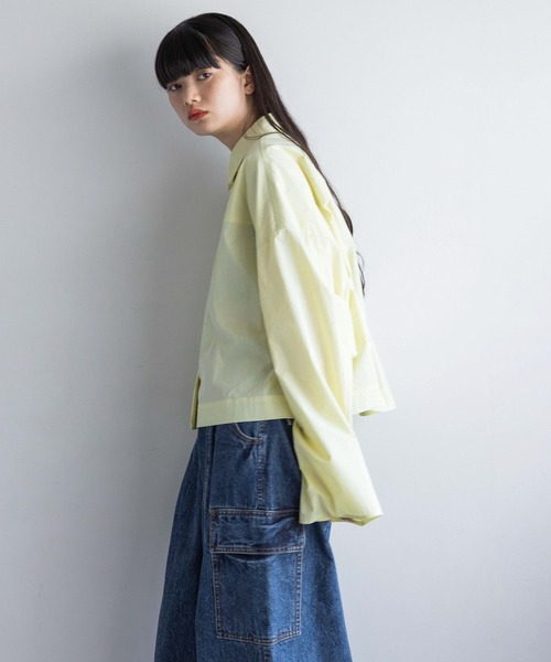 ブラウス シャツ ビンテージクロップドSH 135862 レディース