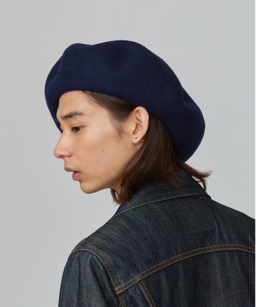 ROYREFLECTOVERJOY ベレー帽 override 帽子 ベレー帽 OVERRIDE KNIT FELT OBAN BERET