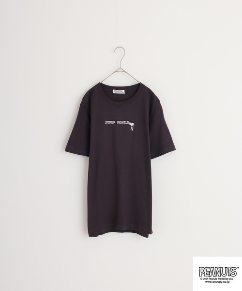 【PEANUTS】ワンポイントTシャツ&ショットパンツ PEANUTS tシャツ 天竺ワンポイント刺繍Tシャツ メンズ