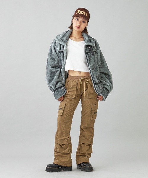AZALEA WANG KOKO FAUX FUR ZIP UP JACKET – AKIRA