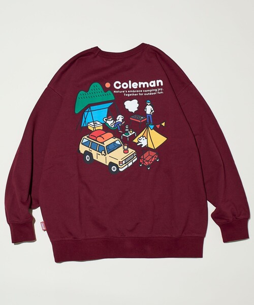 Coleman×matsui×FREAK'S トレーナー　ダークグレー Coleman トレーナー スウェット Coleman/コールマン Coleman