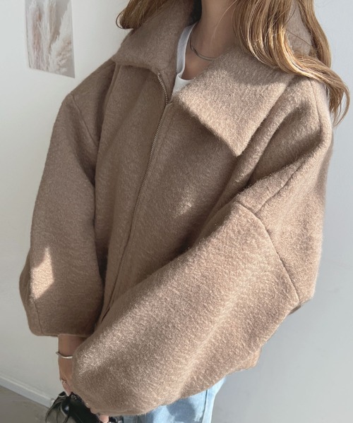 Futier Land（フューティアランド） ジャケット ブルゾン シープ調ボア