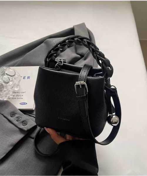 pumpkin port（パンプキンポート） ショルダーバッグ バッグ 編み手付