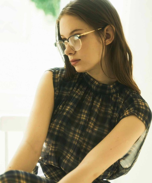 Luan ブラウス シャツ 「Luan」BACK RIBBON BLOUSE/バックリボン