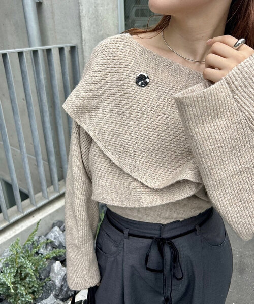 mystic（ミスティック） ニット セーター 「3点セット」クロスニット