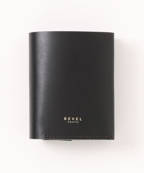 EST OILレザーコンパクト二つ折り財布 REVEL 財布 EST OILレザーコンパクト折り財布 メンズ レディース