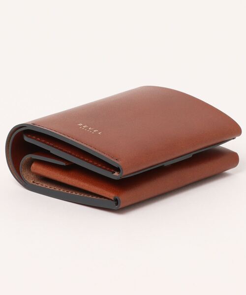 EST OILレザーコンパクト二つ折り財布 REVEL 財布 EST OILレザーコンパクト折り財布 メンズ レディース