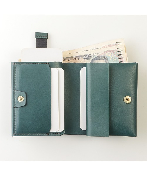 REVEL 財布 EST OILレザーコンパクト折り財布 メンズ レディース
