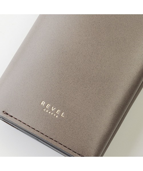 EST OILレザーコンパクト二つ折り財布 REVEL 財布 EST OILレザーコンパクト折り財布 メンズ レディース