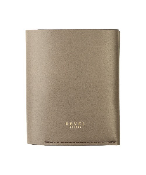 REVEL 財布 EST OILレザーコンパクト折り財布 メンズ レディース