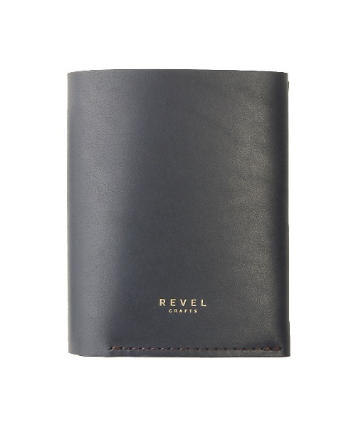 再値下げ！REVEL 二つ折りウォレット REVEL（レヴェル） ミニ 二つ折り 二つ折り財布 財布 EST OILレザー