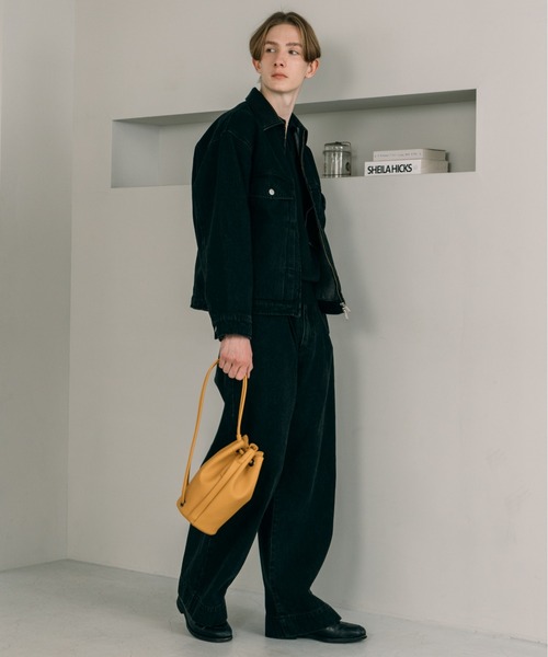 本革 韓国デザイン レザーショルダーバッグ BAG 巾着 カラー LURAKU ショルダーバッグ 「LURAKU」Synthetic Leather