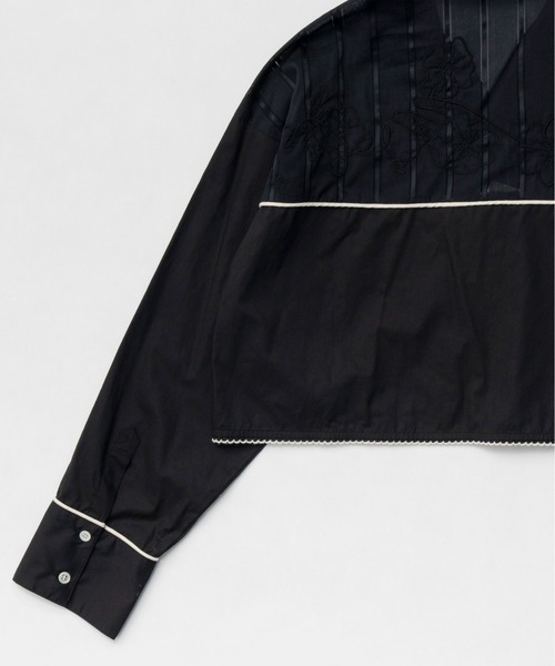 MAISON SPECIAL ブラウス シャツ Western Short Length Shirt