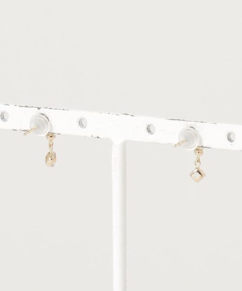 ピアス K10トパーズピアス レディース