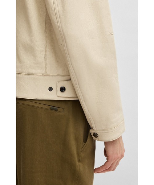 BOSS（HUGO BOSS） コート ジャケット レギュラーフィット グレイン