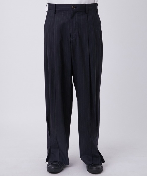 KHOKI tシャツ 「KHOKI / コッキ」Pinstripe-pattern pants メンズ 