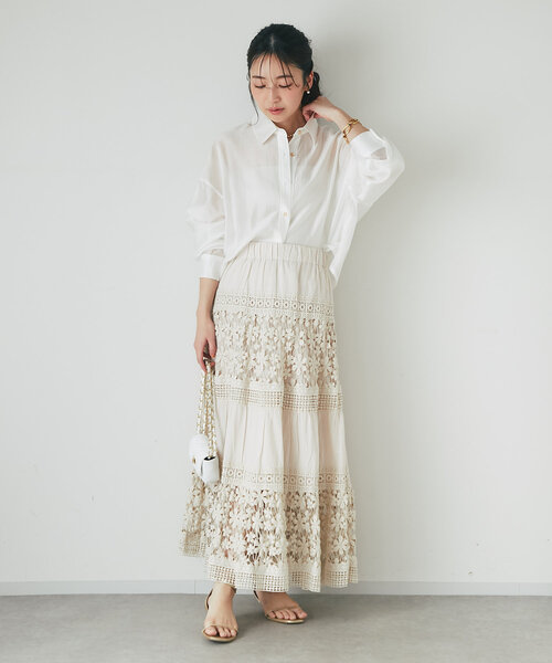 極上美品 Laboutique bon bon シアークロップドシャツ La boutique Bonbon ブラウス シャツ 「名品・新色登場
