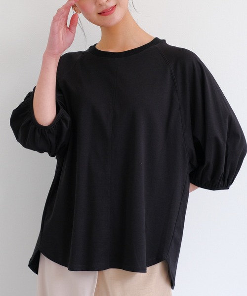 ボリューム袖カットソー tシャツ ボリューム袖カットソー レディース : ZOZOTOWN Yahoo
