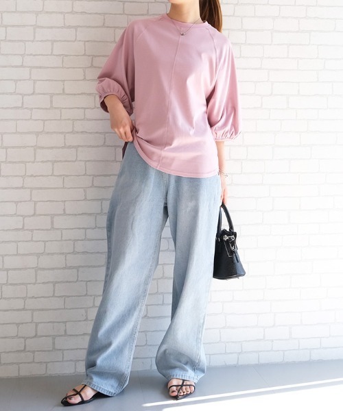 ボリューム袖カットソー tシャツ ボリューム袖カットソー レディース : ZOZOTOWN Yahoo