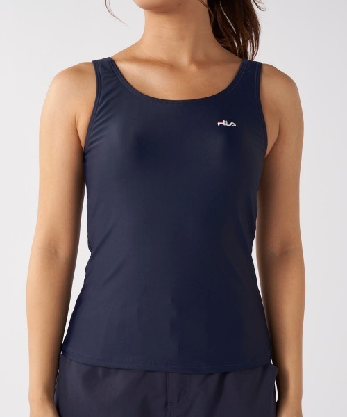 FILA（フィラ） 水着 ボーダーTシャツ+タンキニ4点セット水着 
