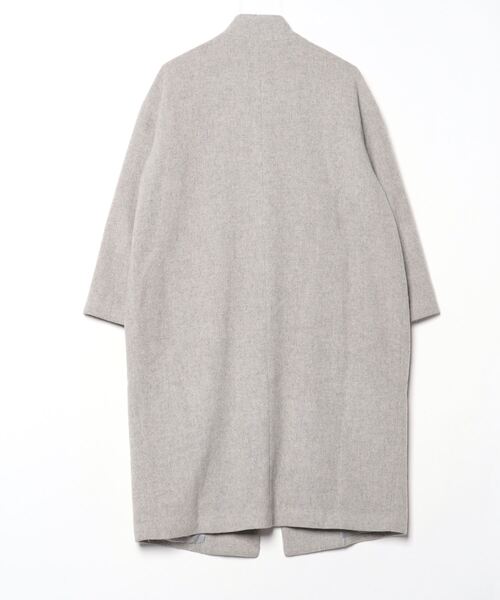 「mizuiroind」 チェスターコート - グレー レディース_画像2