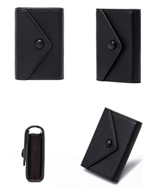 CALIFORNIA OUTFITTERS カードケース 3-2A66 フラップボタン PUレザー