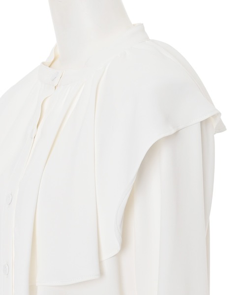 ブラウス シャツ 「Narcissus」ラッフルカラーブラウス レディース Narcissus ブラウス シャツ 「Narcissus」ラッフルカラー