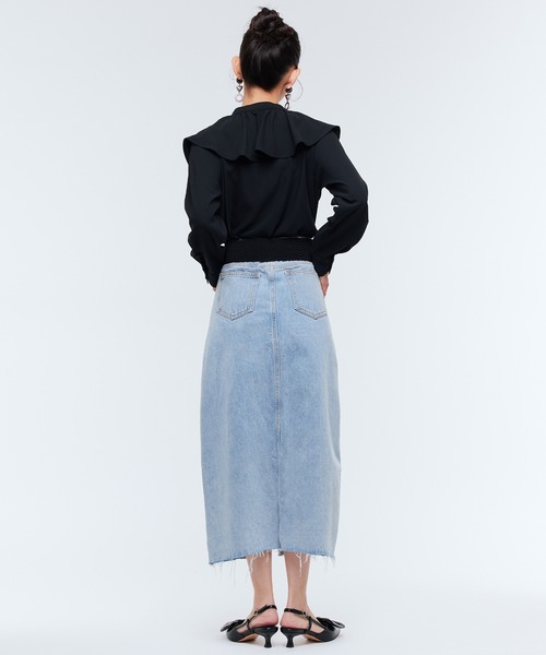 ブラウス シャツ 「Narcissus」ラッフルカラーブラウス レディース Narcissus ブラウス シャツ 「Narcissus」ラッフルカラー
