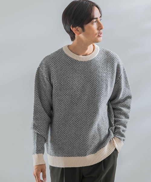 「URBAN RESEARCH ROSSO MEN」 長袖ニット X-LARGE ブラック メンズ_画像5