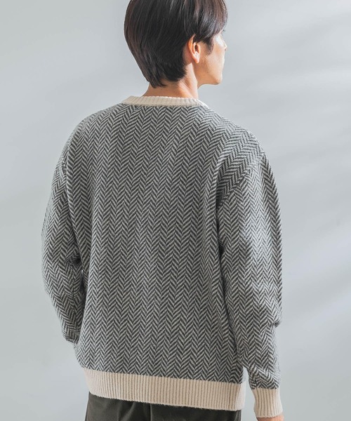 「URBAN RESEARCH ROSSO MEN」 長袖ニット X-LARGE ブラック メンズ_画像8