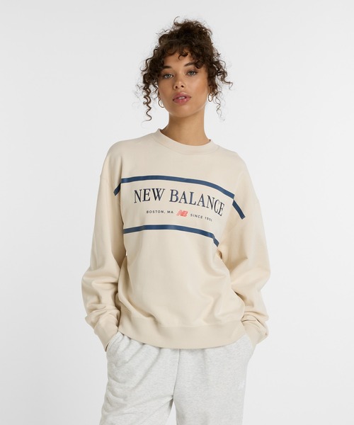 トレーナー スウェット Athletics ノーティカルロブスタークルー レディース New Balance トレーナー スウェット Athletics ノーティカル