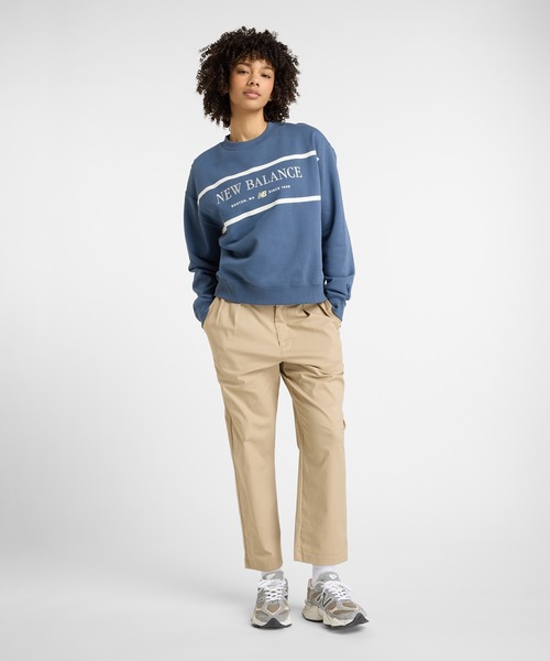 トレーナー スウェット Athletics ノーティカルロブスタークルー レディース New Balance トレーナー スウェット Athletics ノーティカル