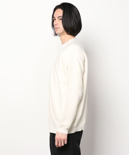 「info. BEAUTY&YOUTH」 ニットカーディガン M ベージュ メンズ_画像3