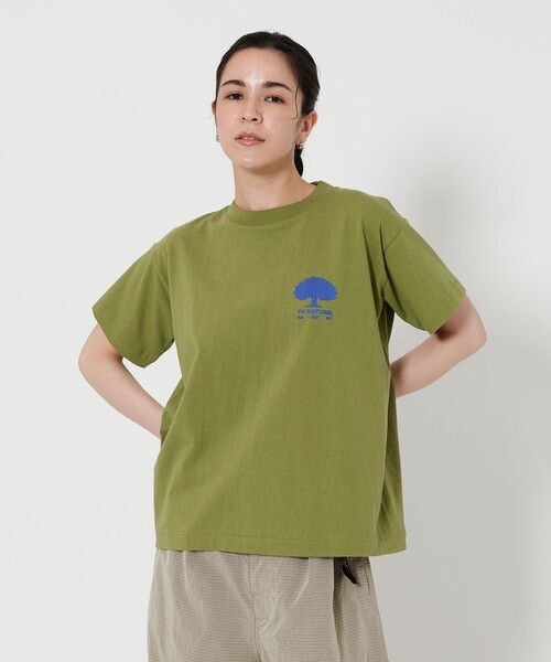 tシャツ 「MARMOT CAPITAL」TREE プリント Tシャツ レディース