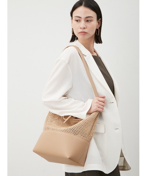 Mika Owen メッシュ トートバッグ Mila Owen（ミラオーウェン）の「メッシュトートバッグ（トート