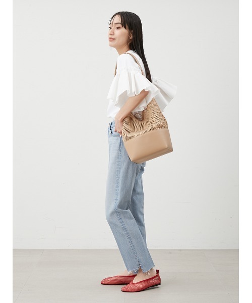 Mika Owen メッシュ トートバッグ Mila Owen（ミラオーウェン）の「メッシュトートバッグ（トート