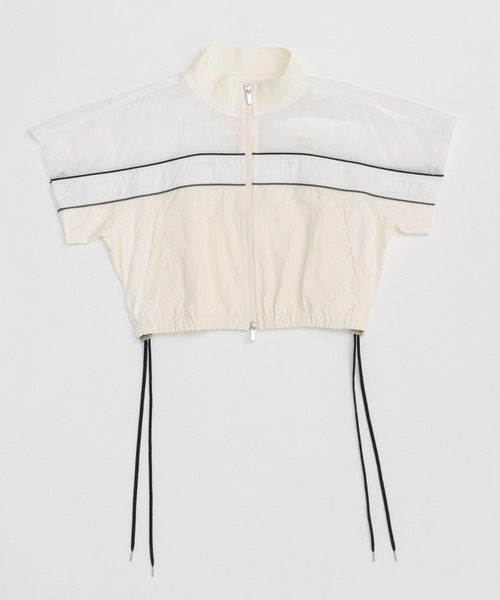 MAISON SPECIAL ブラウス シャツ Color Block Half Sleeve Tops