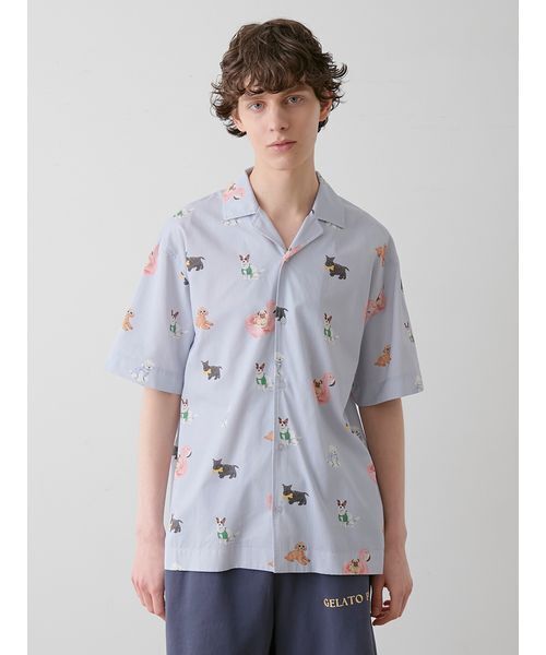 gelato pique パジャマ ルームウェア 「UNISEX」SUMMER DOG総柄