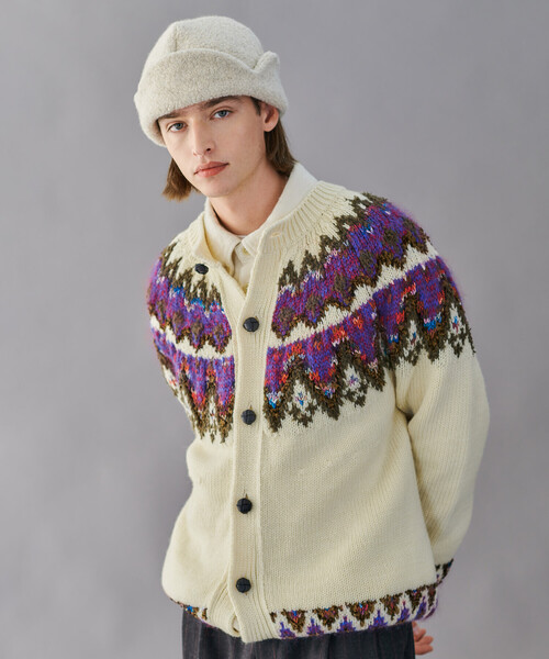 「Bshop」 ニットキャップ MEDIUM ネイビー レディース_画像8