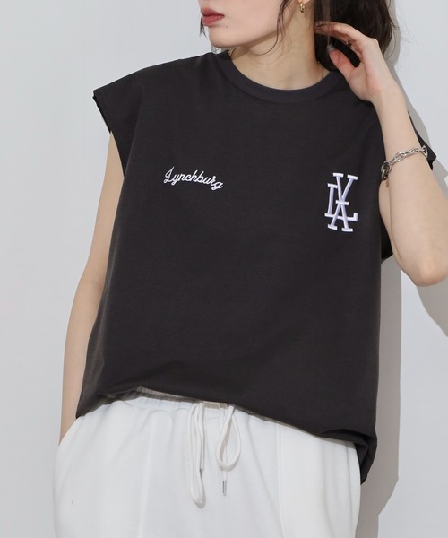 FUNALIVE タンクトップ ストレッチワイドノースリーブTシャツ