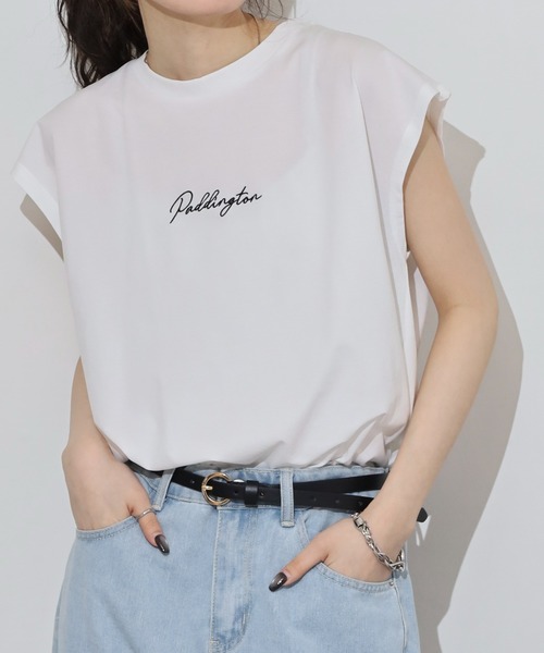 FUNALIVE タンクトップ ストレッチワイドノースリーブTシャツ