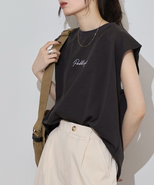 FUNALIVE タンクトップ ストレッチワイドノースリーブTシャツ