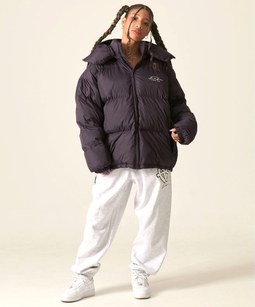 「FUBU」 中綿ブルゾン X-LARGE ブラック メンズ_画像8