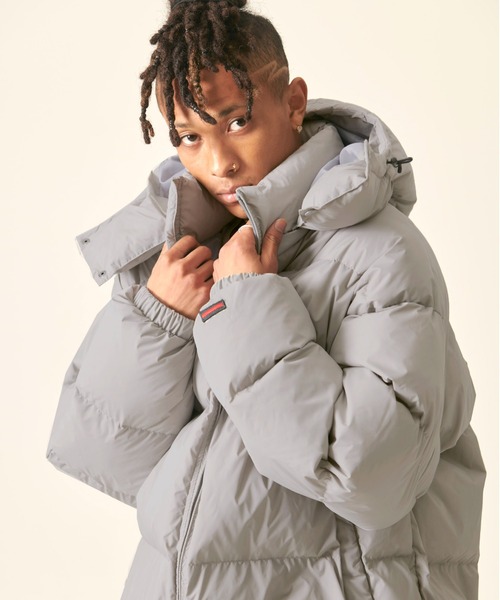 「FUBU」 中綿ブルゾン X-LARGE ブラック メンズ_画像9