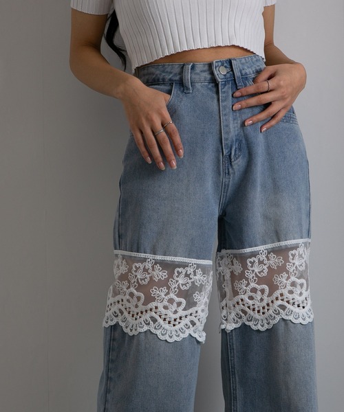 ジーンズ デニム パンツ ボトムス ワイド ロング S/XL 楽天市場】 ワイドパンツ デニムパンツ レディース ロング