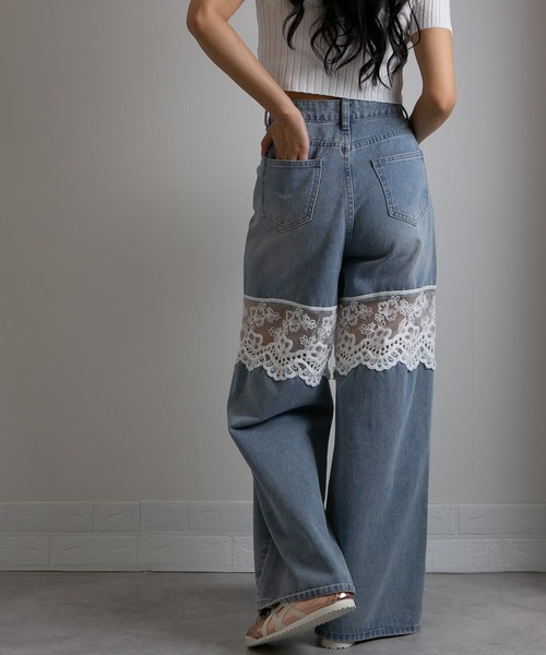 デニム・ジーパン No.0170 span set denim wide banding PT zz-70865135_19-1.jpg?1713513995